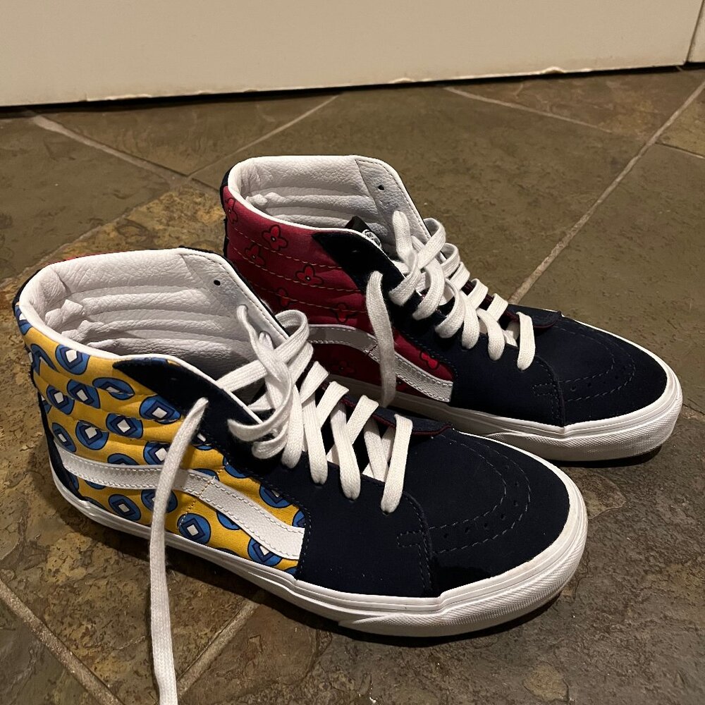 Vans Sk8-Hi Tie Print Shoes Size 9